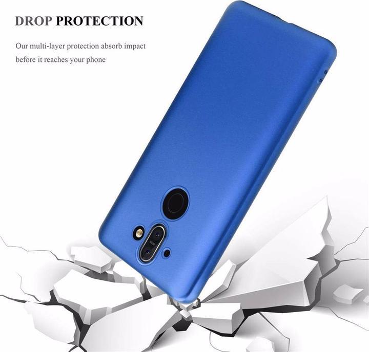 Image du produit Cadorabo Couverture métallique mate TPU (Nokia 8 Sirocco)
