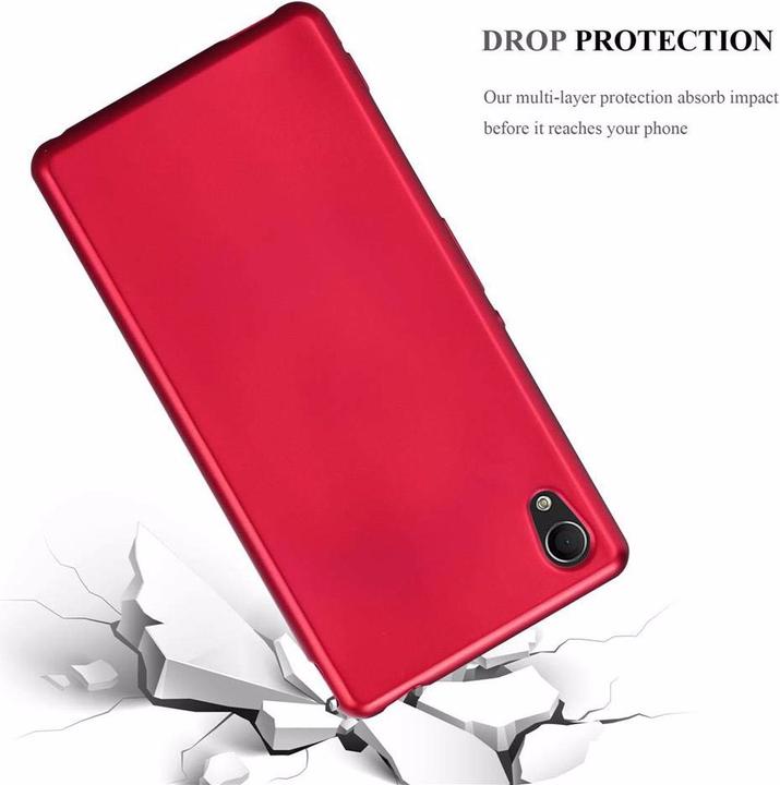 Productafbeelding Cadorabo TPU Matte Metallic hoes (Xperia M4 Aqua)