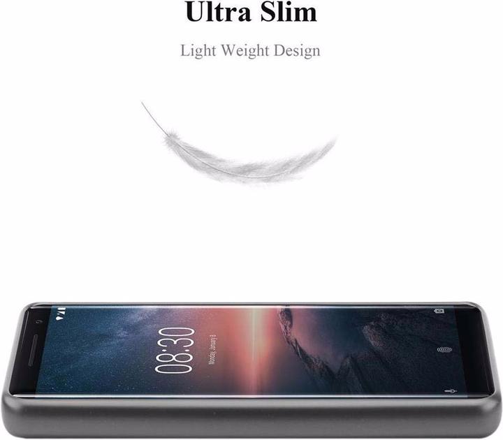 Image du produit Cadorabo Couverture métallique mate TPU (Nokia 8 Sirocco)