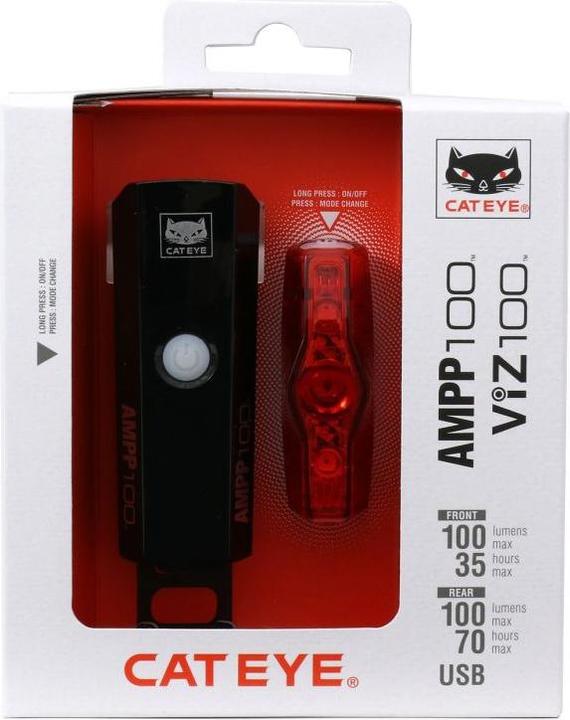 Immagine prodotto CatEye Ampp 100 e Viz 100 (100 lm, 100 lm)