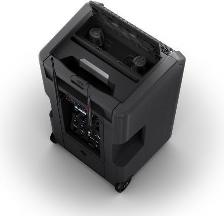 Produktbild LD Systems ANNY® 10 HHD 2 B8 - 10" Mobiler Bluetooth® PA-Lautsprecher mit Akku, Mixer und 2x Funkmikrofon (1x 80 W)