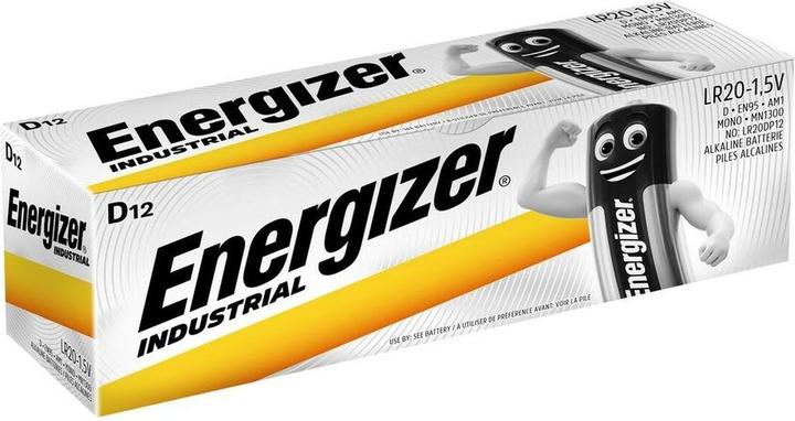 Energizer Industrial D 1.5V (12 pcs., D, 20500 mAh)