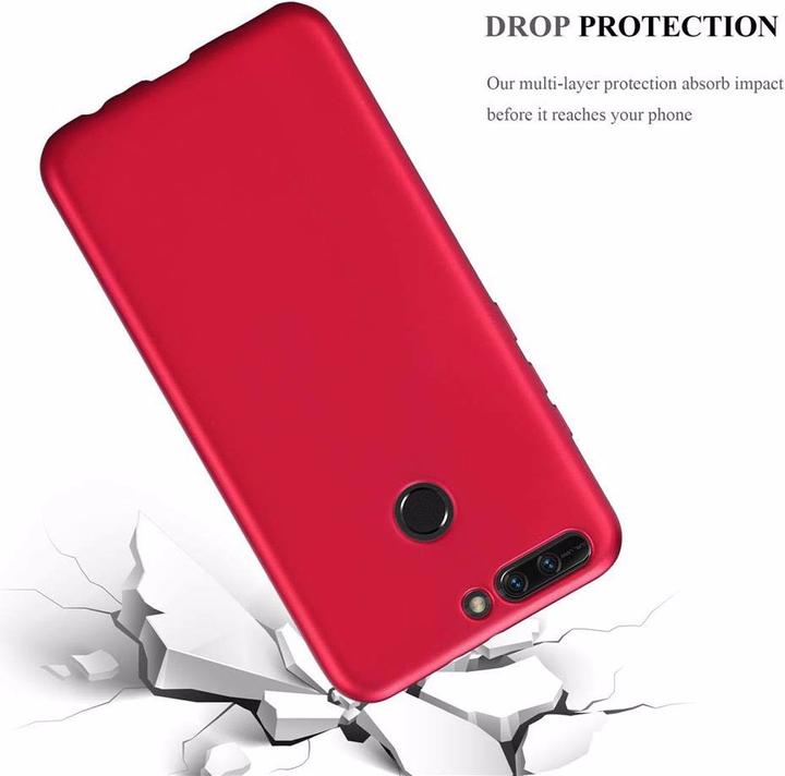 Actual product image Cadorabo TPU Matt Metallic Cover (Honor 8 Pro)