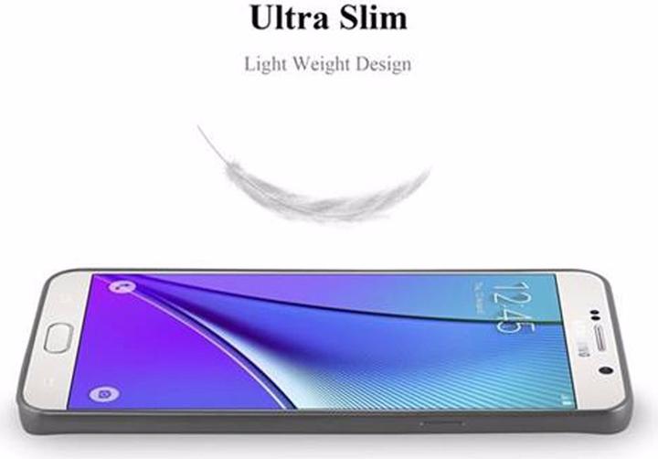 Actual product image Cadorabo TPU Matt Metallic Cover (Samsung Galaxy Note 5)