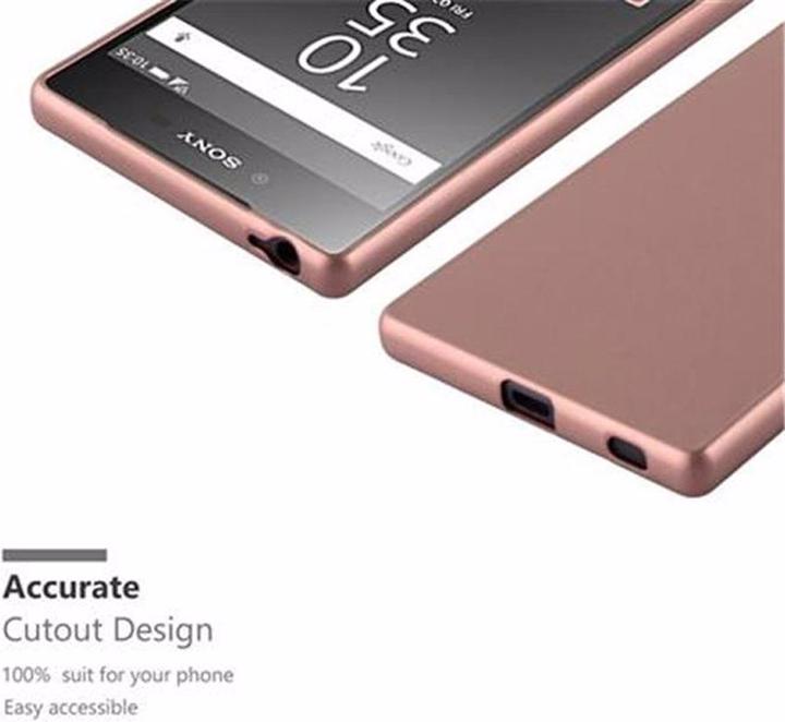 Actual product image Cadorabo TPU Matt Metallic Cover (Sony Xperia Z5)