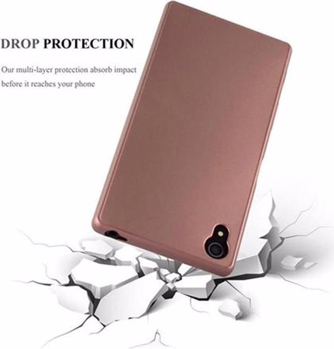 Actual product image Cadorabo TPU Matt Metallic Cover (Sony Xperia Z5)