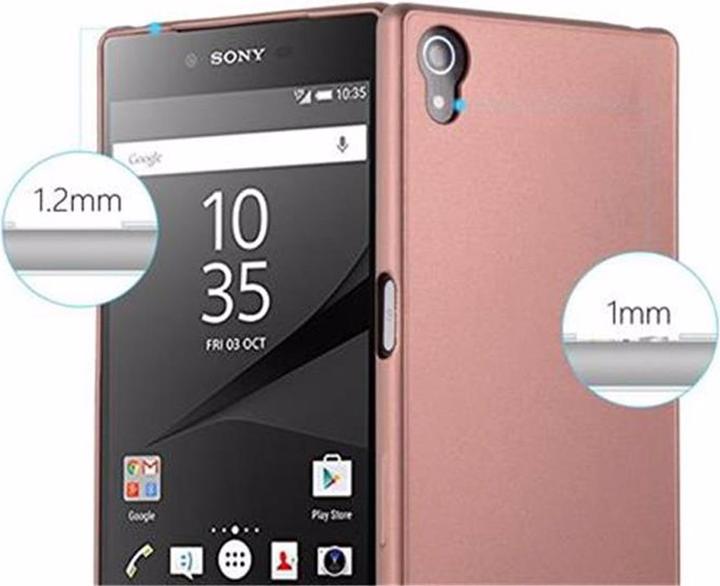 Actual product image Cadorabo TPU Matt Metallic Cover (Sony Xperia Z5)