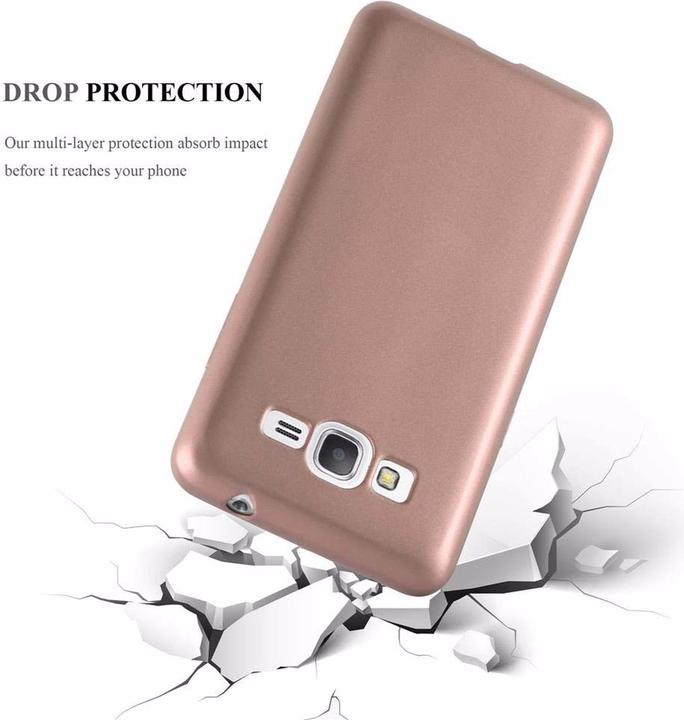 Produktbild Cadorabo TPU Matt Metallic Cover (Samsung Galaxy Grand Prime)