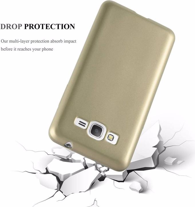 Image du produit Cadorabo Couverture métallique mate TPU (Samsung Galaxy Grand Prime)