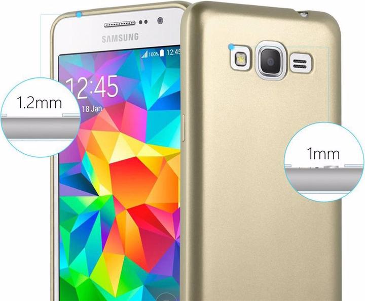 Image du produit Cadorabo Couverture métallique mate TPU (Samsung Galaxy Grand Prime)