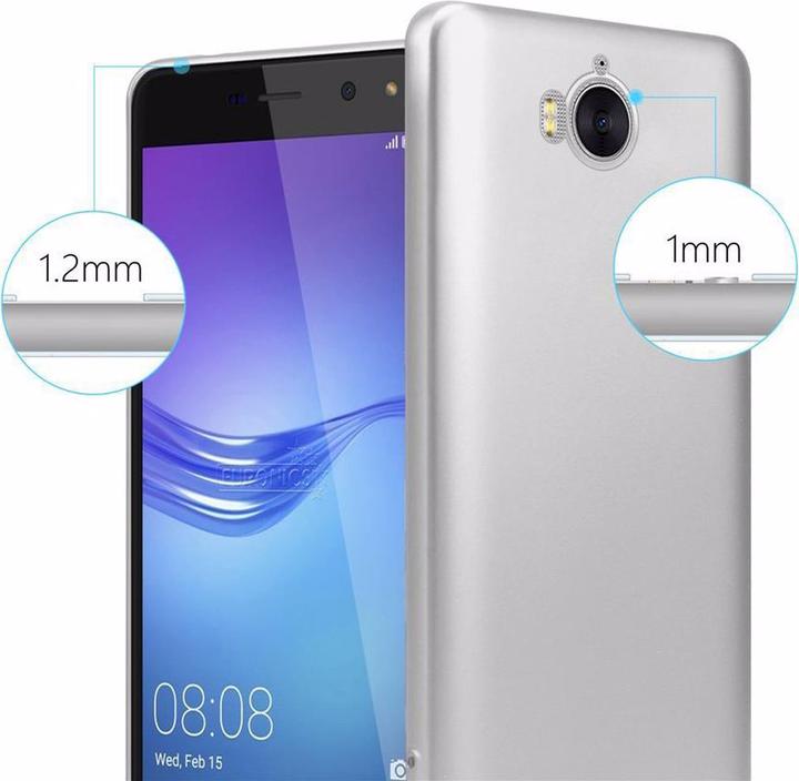 Immagine prodotto Cadorabo Copertura metallica opaca in TPU (Huawei Y6 (2017))