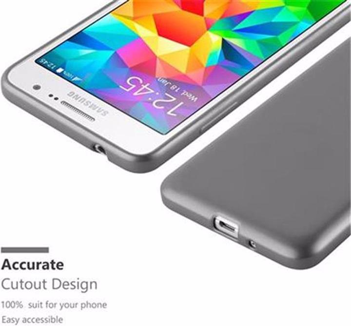 Produktbild Cadorabo TPU Matt Metallic Cover (Samsung Galaxy Grand Prime)