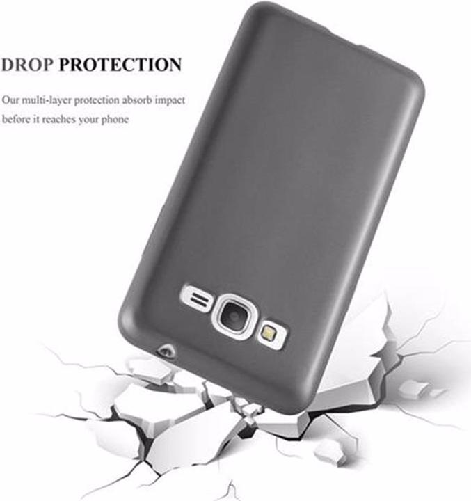 Produktbild Cadorabo TPU Matt Metallic Cover (Samsung Galaxy Grand Prime)