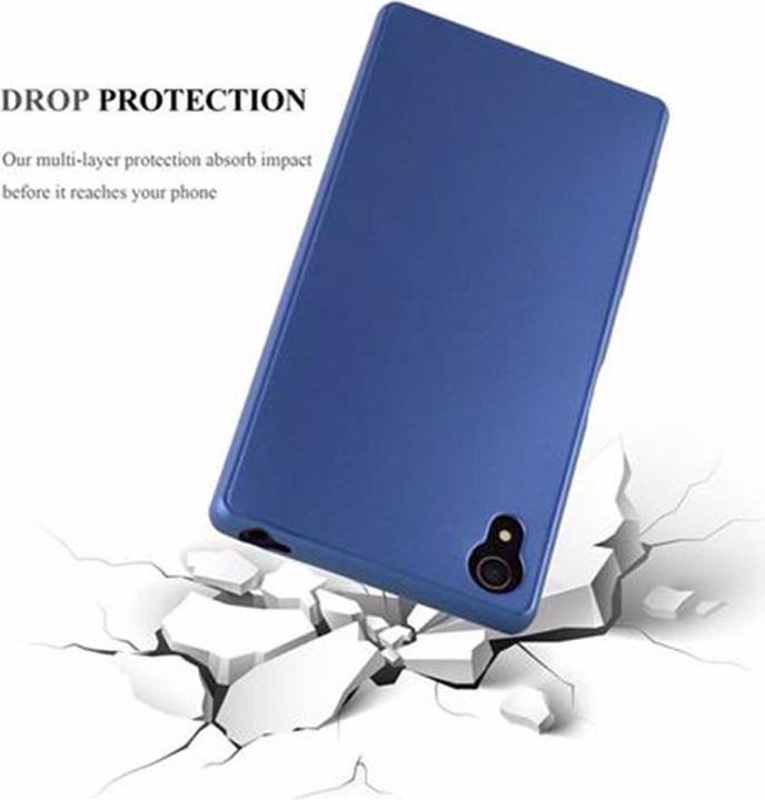 Actual product image Cadorabo TPU Matt Metallic Cover (Sony Xperia Z5)