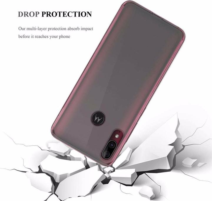 Actual product image Cadorabo TPU Ultra Slim AIR Cover (Motorola Moto E6 Plus)