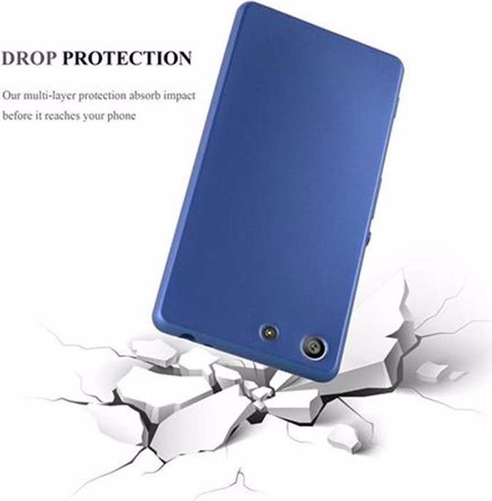 Image du produit Cadorabo Couverture métallique mate TPU (Sony Xperia M5)