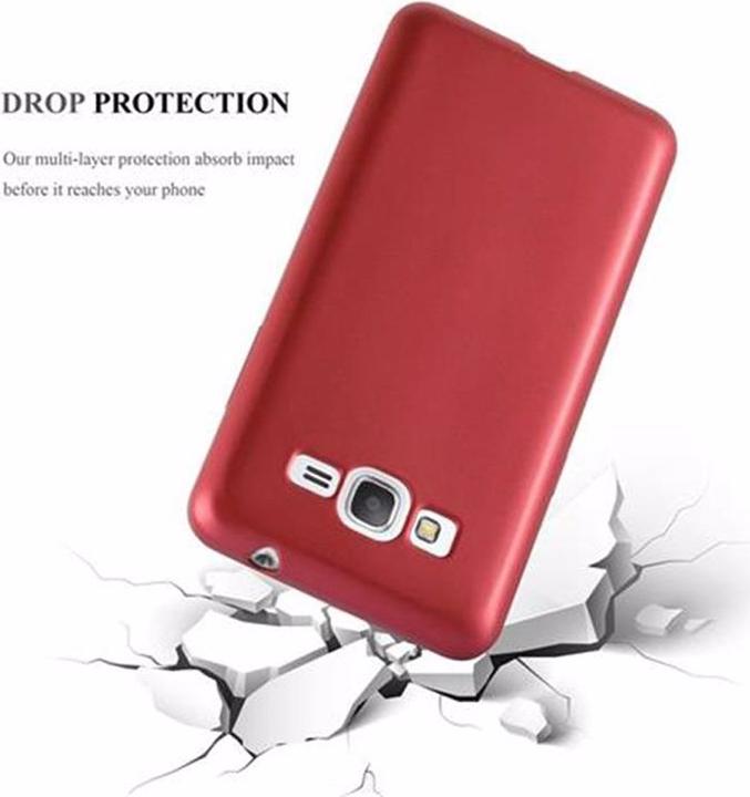 Image du produit Cadorabo Couverture métallique mate TPU (Samsung Galaxy Grand Prime)