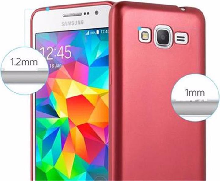 Image du produit Cadorabo Couverture métallique mate TPU (Samsung Galaxy Grand Prime)