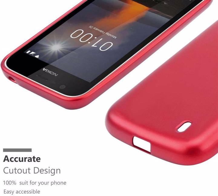 Immagine prodotto Cadorabo Copertura metallica opaca in TPU (Nokia 1)