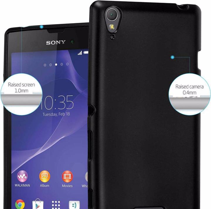 Productafbeelding Cadorabo TPU Matte Metallic hoes (Xperia T3)