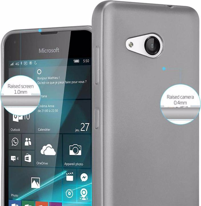 Productafbeelding Cadorabo TPU Matte Metallic hoes (Microsoft Lumia 550)