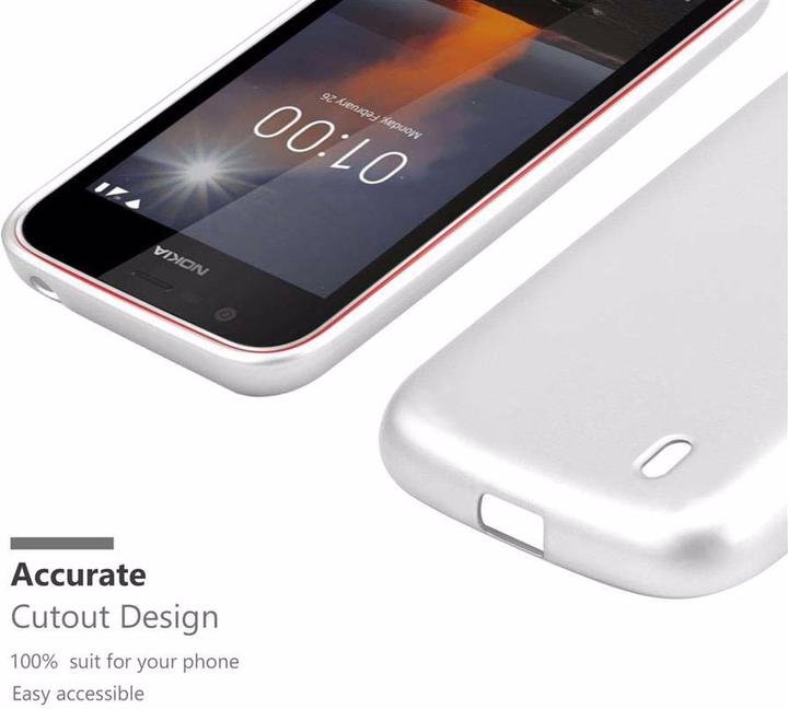 Produktbild Cadorabo TPU Matt Metallic Cover (Nokia 1)