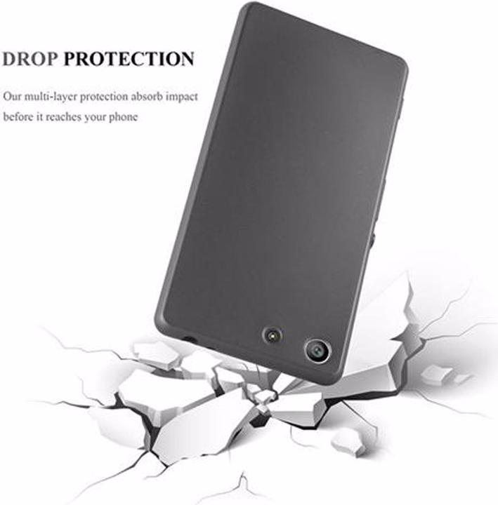 Actual product image Cadorabo TPU Matt Metallic Cover (Sony Xperia M5)