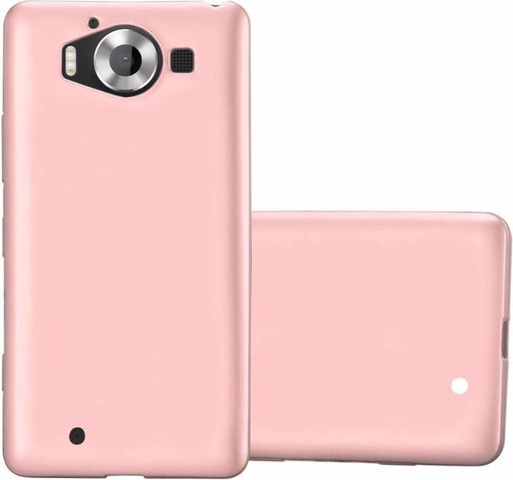 Actual product image Cadorabo TPU Matt Metallic Cover (Nokia Lumia 950 XL)