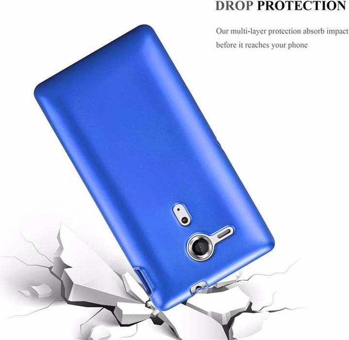 Produktbild Cadorabo TPU Matt Metallic Cover (Sony Xperia SP)