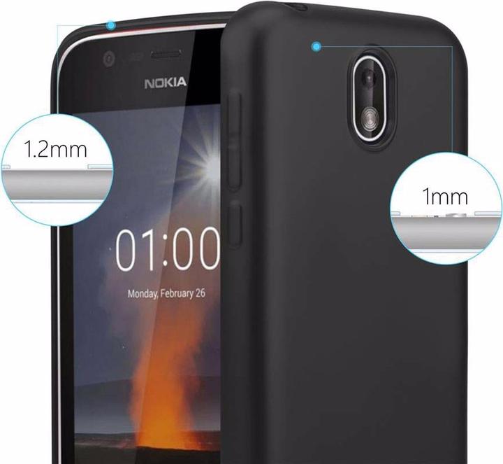 Actual product image Cadorabo TPU Matt Metallic Cover (Nokia 1)