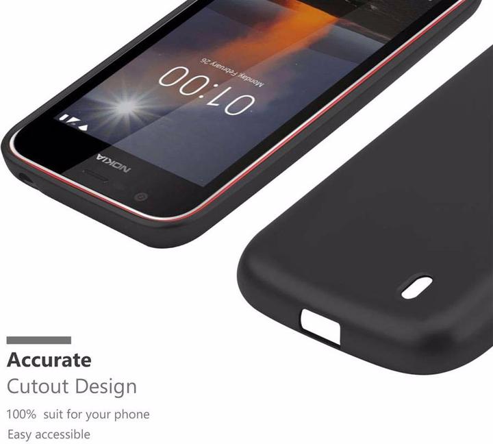 Actual product image Cadorabo TPU Matt Metallic Cover (Nokia 1)
