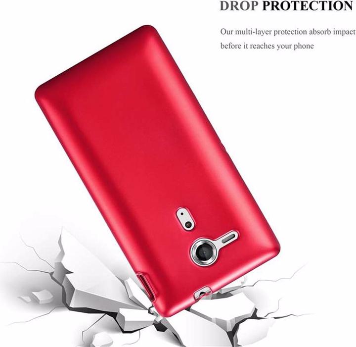 Image du produit Cadorabo Couverture métallique mate TPU (Sony Xperia SP)