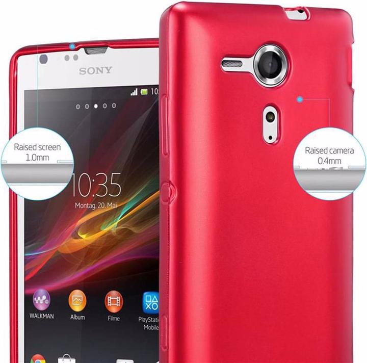 Image du produit Cadorabo Couverture métallique mate TPU (Sony Xperia SP)