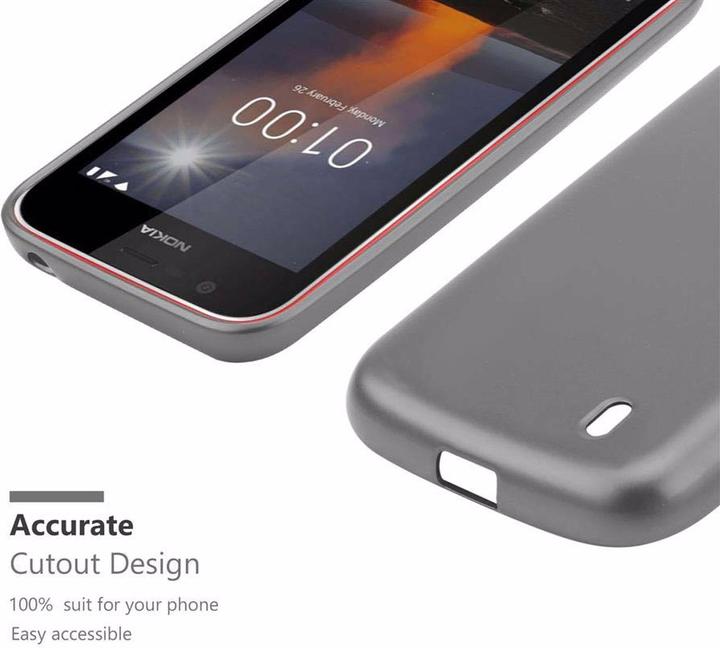 Immagine prodotto Cadorabo Copertura metallica opaca in TPU (Nokia 1)