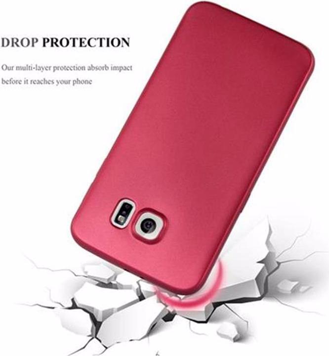 Actual product image Cadorabo TPU Matt Metallic Cover (Samsung Galaxy S6)