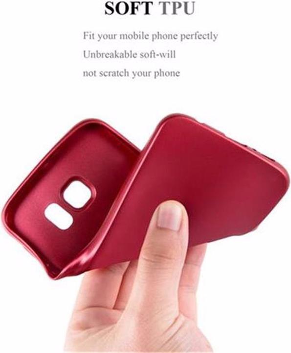Actual product image Cadorabo TPU Matt Metallic Cover (Samsung Galaxy S6)