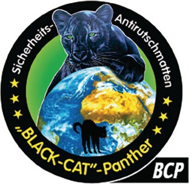 Actual product image Wado Safety anti-slip mat BLACK-CAT Panther -BCP- L0.6 m W0.8 m D4.5 mm 1 mat (60 x 80 cm)