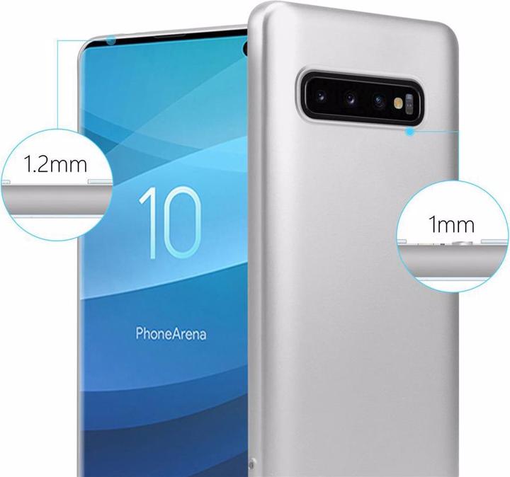 Productafbeelding Cadorabo TPU matte metalen hoes (Samsung Galaxy S10)