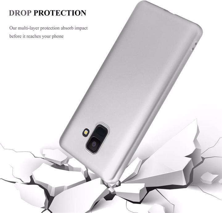 Image du produit Cadorabo Couverture métallique mate TPU (Samsung Galaxy J6 (2018))