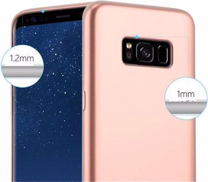 Image du produit Cadorabo Couverture métallique mate TPU (Samsung Galaxy S8+)
