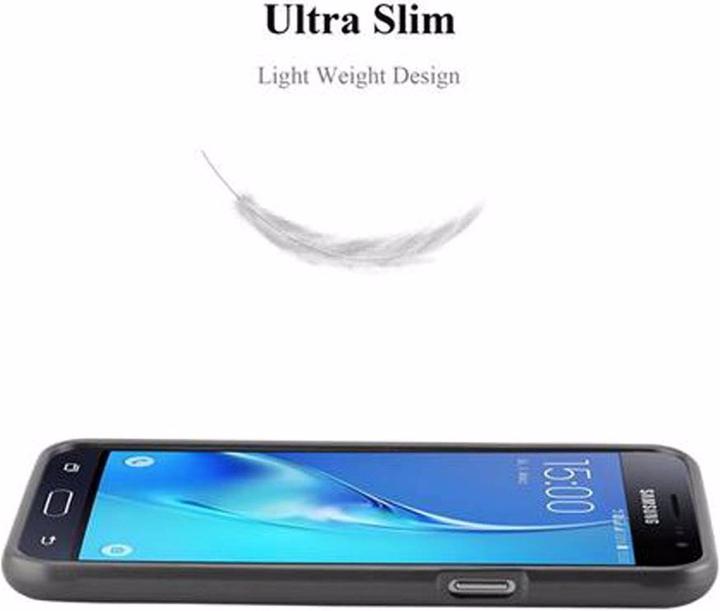 Actual product image Cadorabo TPU Matt Metallic Cover (Samsung Galaxy J3 (2016))