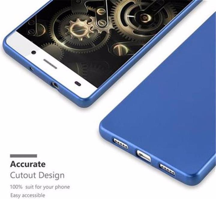 Produktbild Cadorabo TPU Matt Metallic Cover (Huawei P8 Lite)
