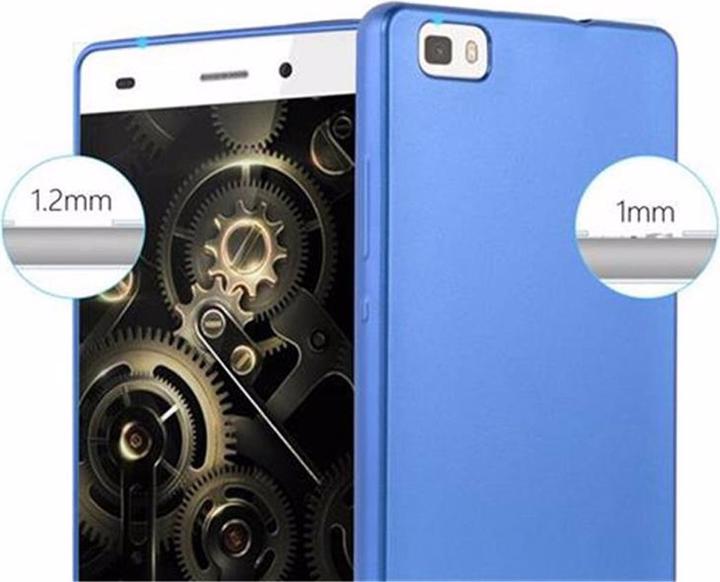 Produktbild Cadorabo TPU Matt Metallic Cover (Huawei P8 Lite)