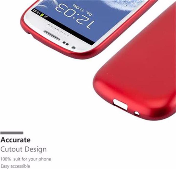 Image du produit Cadorabo Couverture métallique mate TPU (Samsung Galaxy S3 Mini)
