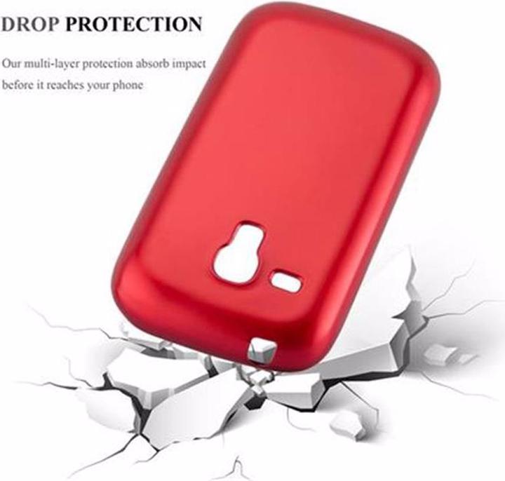Image du produit Cadorabo Couverture métallique mate TPU (Samsung Galaxy S3 Mini)