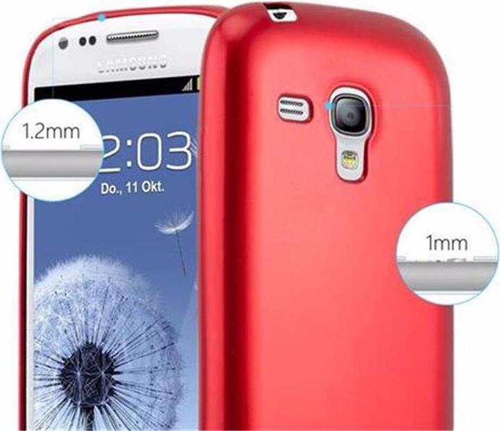 Image du produit Cadorabo Couverture métallique mate TPU (Samsung Galaxy S3 Mini)