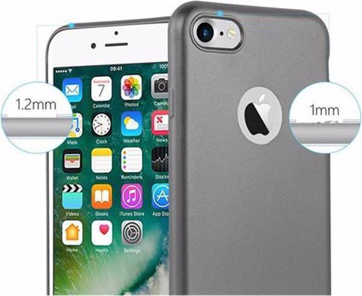 Image du produit Cadorabo Couverture métallique mate TPU (Apple iPhone 7, Apple iPhone SE (2ème génération))