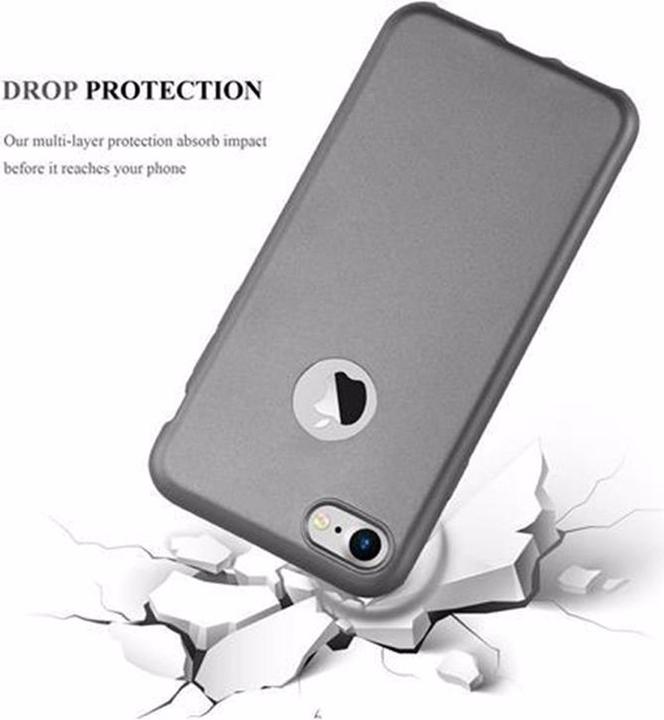 Image du produit Cadorabo Couverture métallique mate TPU (Apple iPhone 7, Apple iPhone SE (2ème génération))