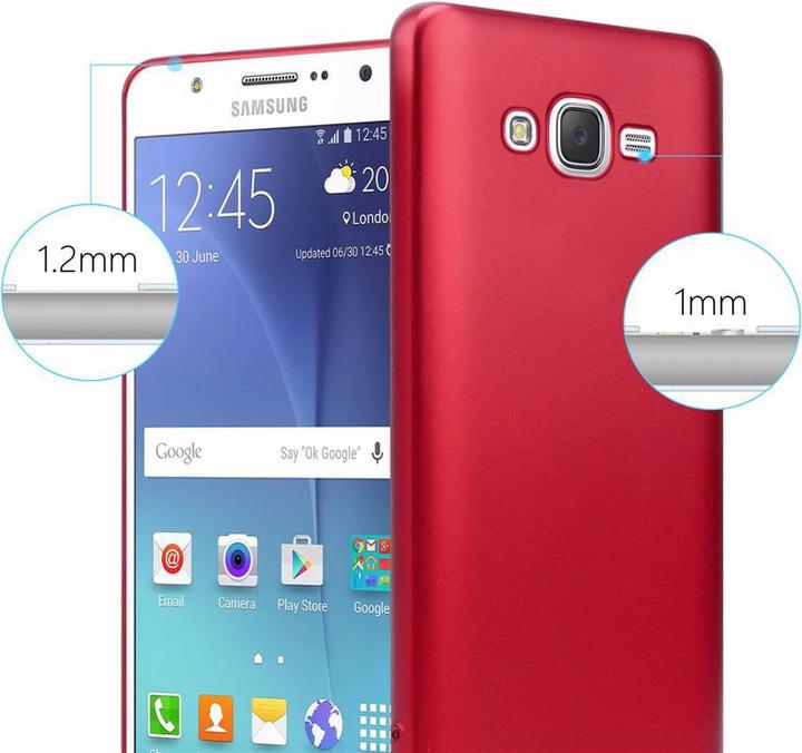 Productafbeelding Cadorabo TPU matte metalen hoes (Samsung Galaxy J7)