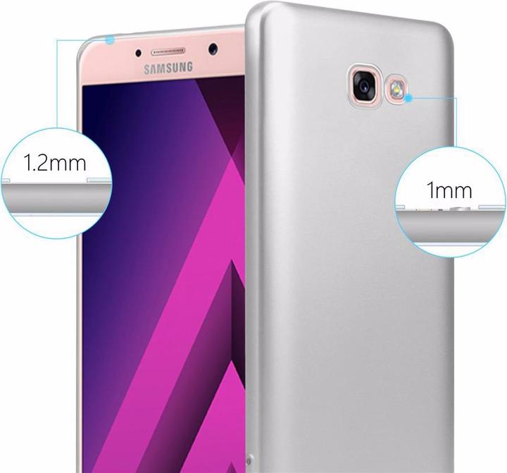 Actual product image Cadorabo TPU Matt Metallic Cover (Samsung Galaxy A7 (2017))
